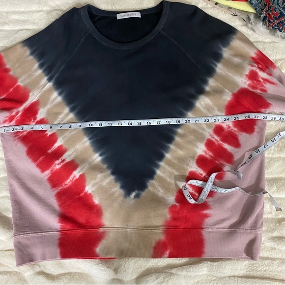 Daydreamer Flying Varsity Crewneck Sweatshirt Black Combo Soft French Terry XL - Picture 6 of 12